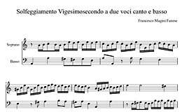 Miniatura di partitura