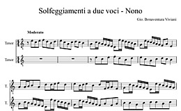 Miniatura de la partitura