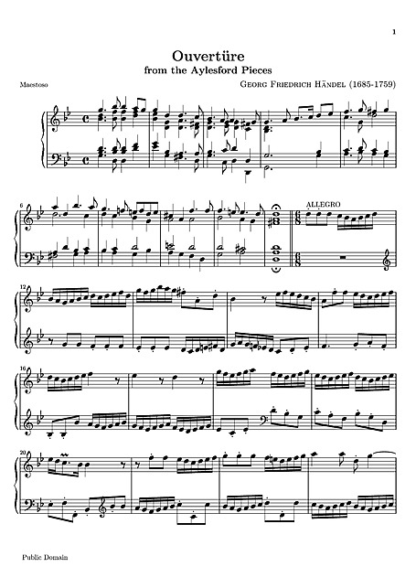 Miniatura de partitura