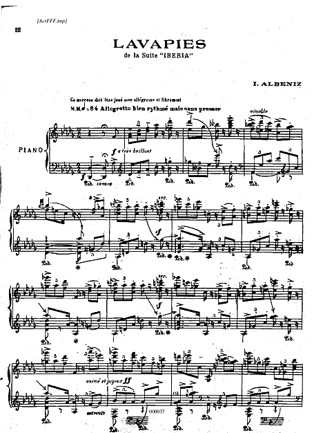 Miniatura de partitura