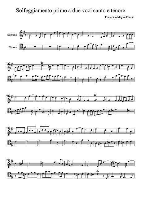 Miniatura di partitura