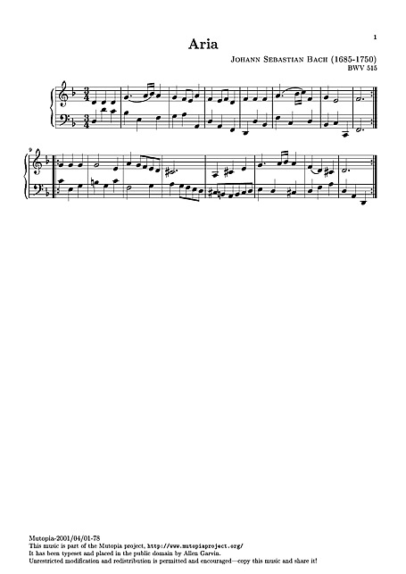 Miniatura de partitura