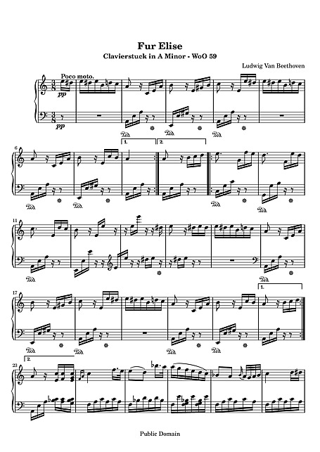 Miniatura de partitura