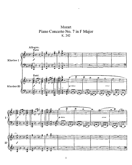 Miniatura de la partitura