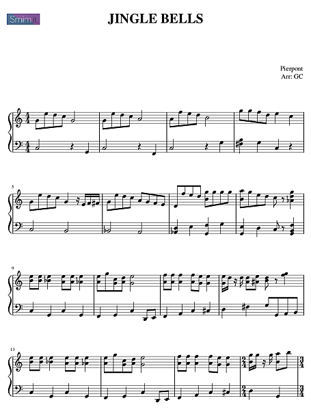 Miniatura de partitura