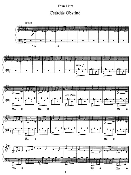 Miniatura de partitura