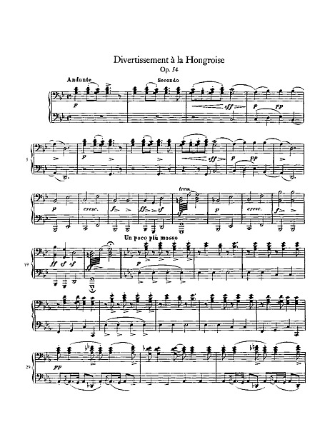 Miniatura de la partitura