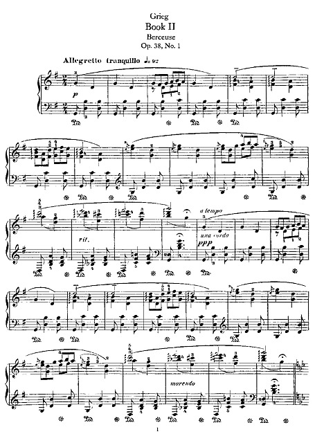 Miniatura de partitura