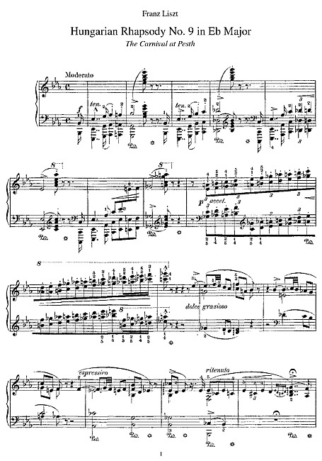 Miniatura de partitura