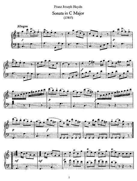 Miniatura de partitura