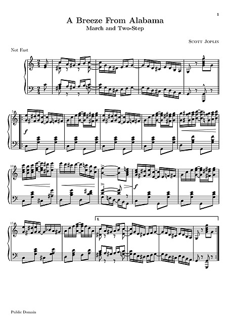 Miniatura de partitura