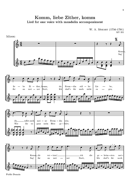 Miniatura de partitura