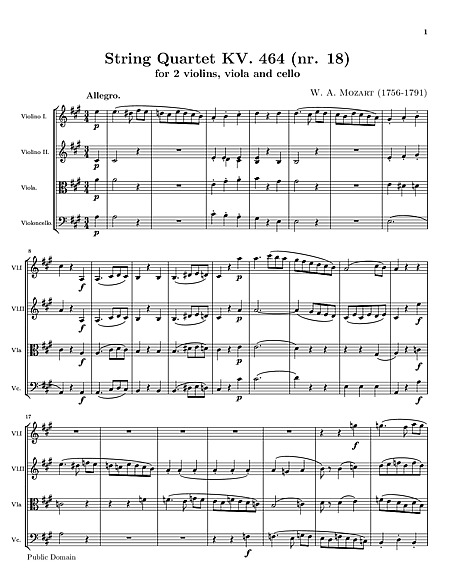 Miniatura de partitura