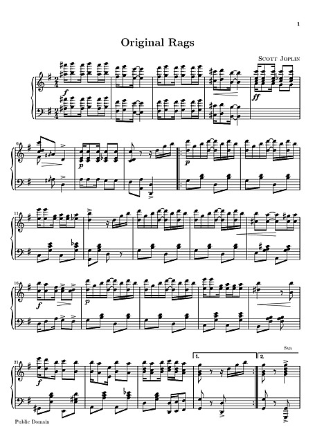 Miniatura di partitura