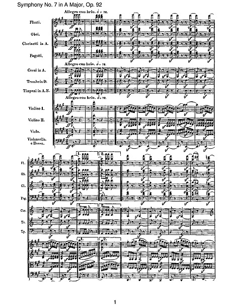 Miniatura de partitura