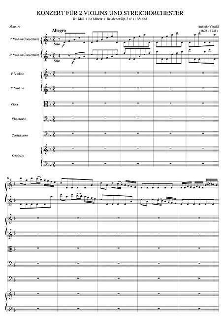 Miniatura di partitura