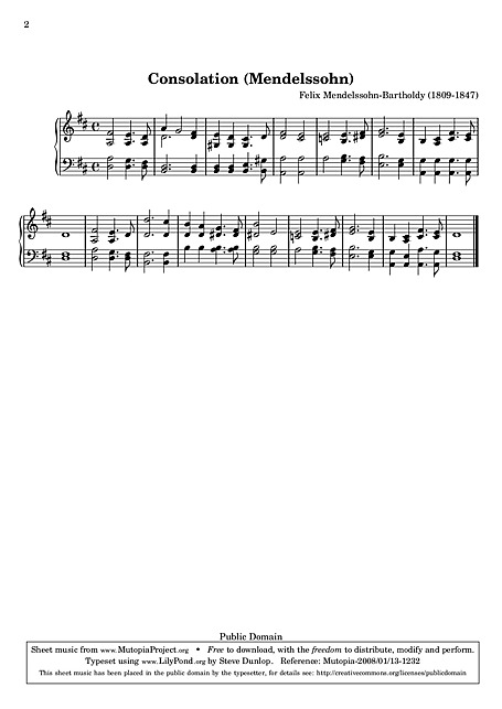 Miniatura de partitura