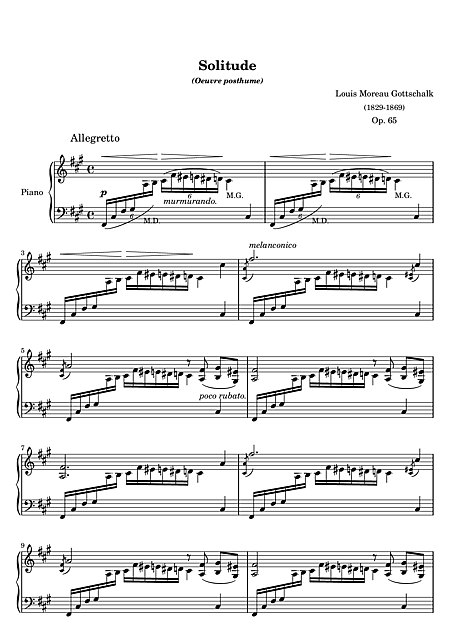 Miniatura de partitura