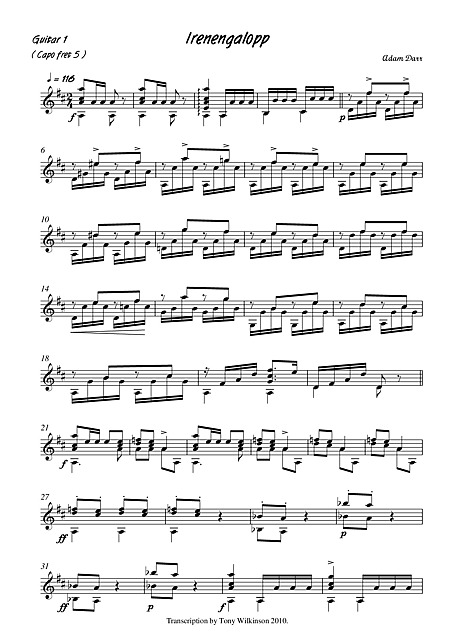 Miniatura de partitura