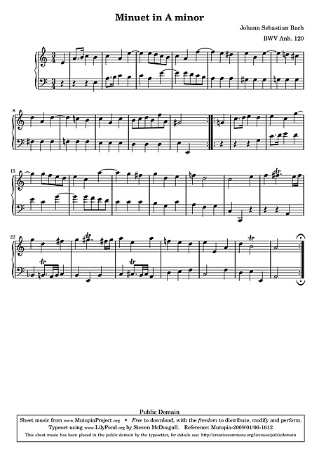 Miniatura de partitura