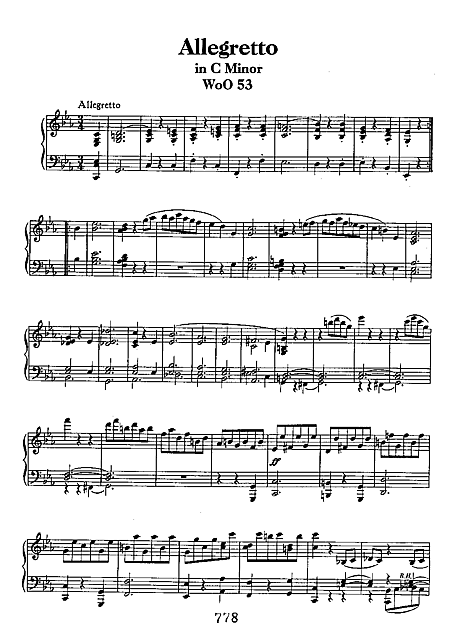 Miniatura de partitura