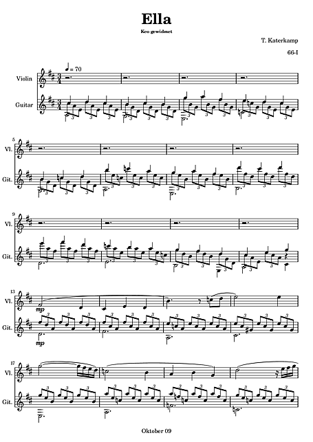 Miniatura de partitura