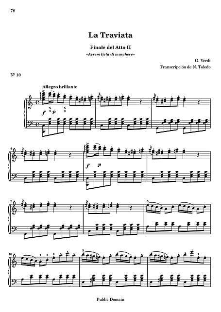 Miniatura de la partitura