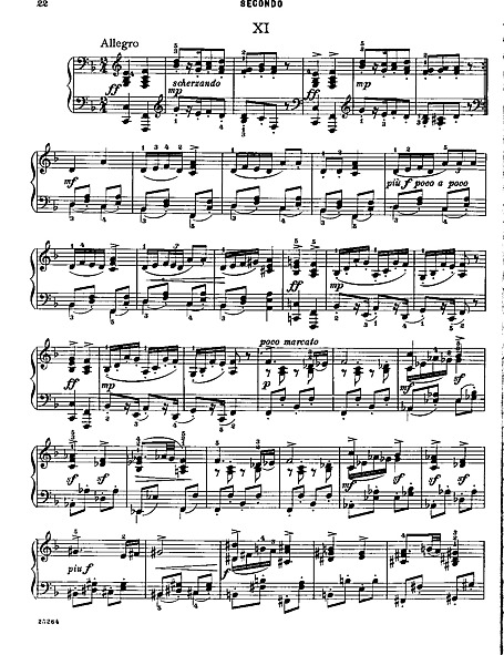 Miniatura de partitura