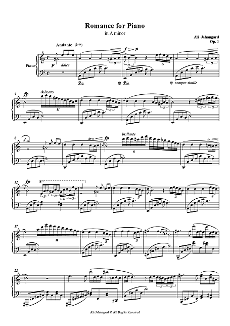 Miniatura di partitura