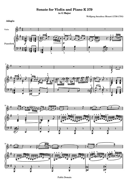 Miniatura de partitura