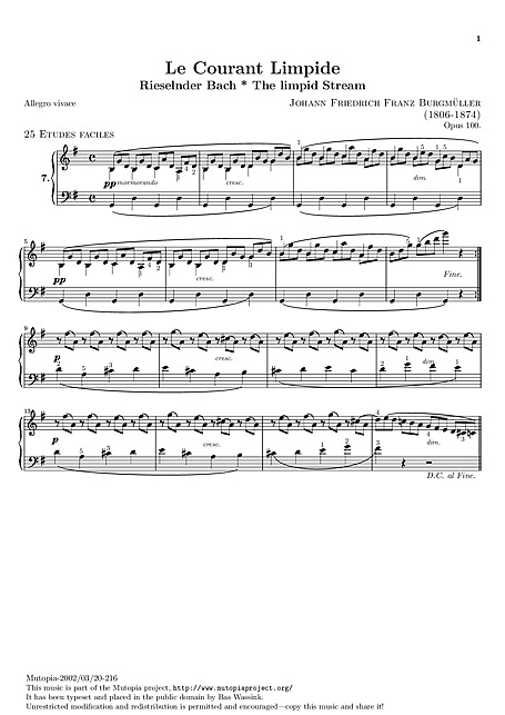 Miniatura de partitura