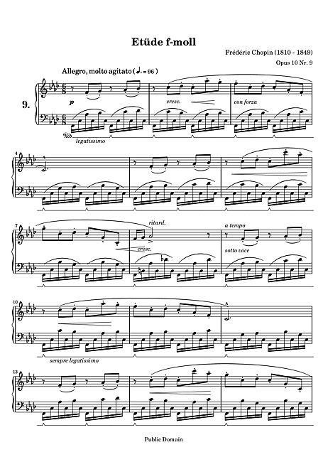 Miniatura di partitura