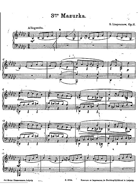 Miniatura de partitura