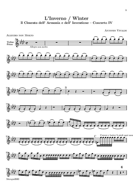 Miniatura de partitura