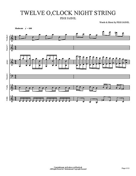 Miniatura di partitura