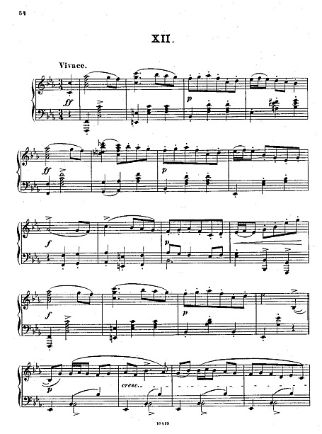 Miniatura de la partitura