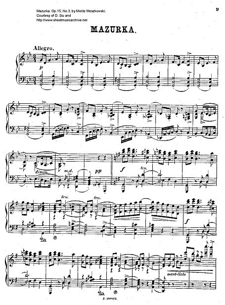 Miniatura de partitura