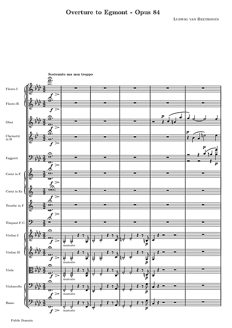 Miniatura di partitura