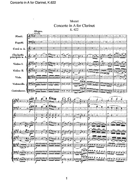 クラリネット協奏曲 （Concerto for Clarinet and Orchestra） クラリネット、オーケストラ - 楽譜 -  カントリーアン