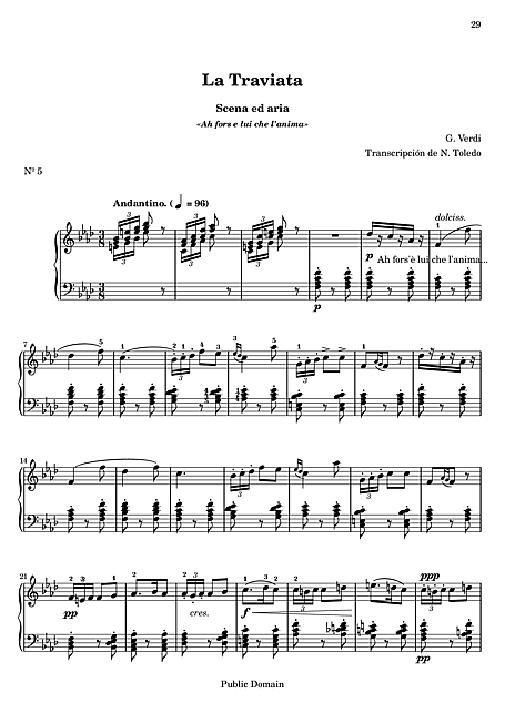 Miniatura de la partitura