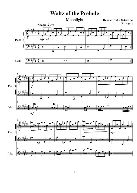 Miniatura de partitura