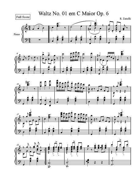 Miniatura de partitura