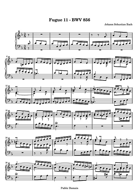 Miniatura de partitura