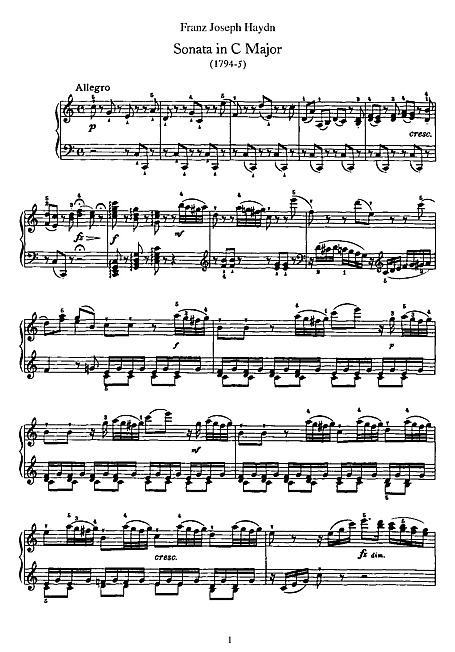 Miniatura de partitura