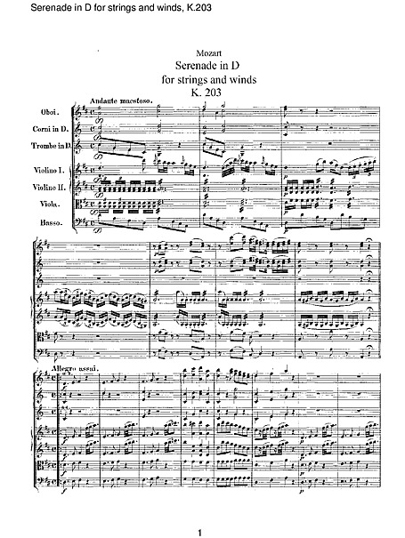 Miniatura di partitura