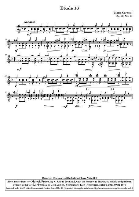 Miniatura de partitura