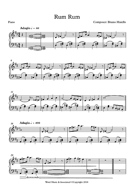 Miniatura de la partitura