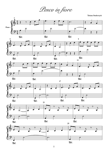 Miniatura de partitura