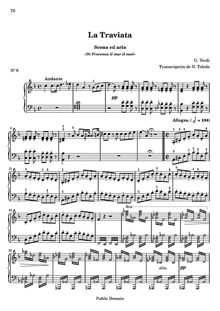 Miniatura de la partitura