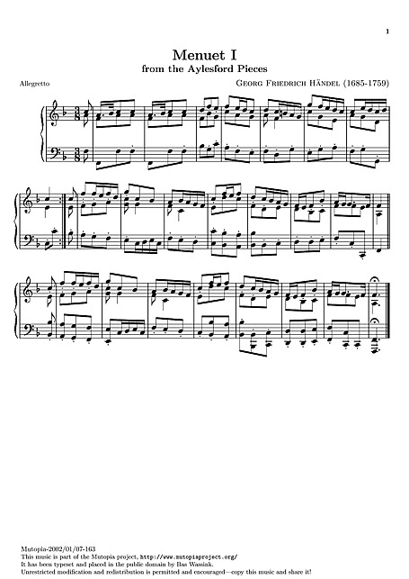 Miniatura di partitura